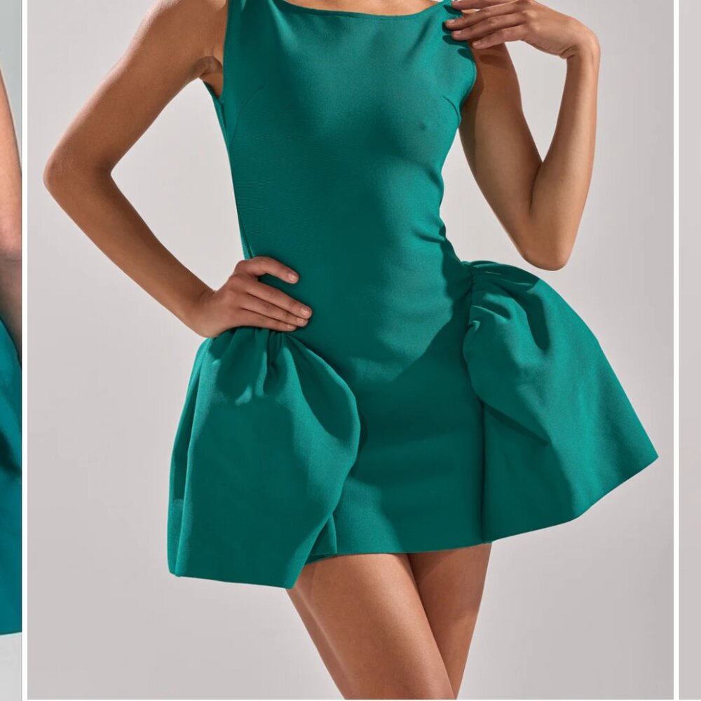 AKIRA DERBY DAYS BANDAGE MINI DRESS Size 2X2X